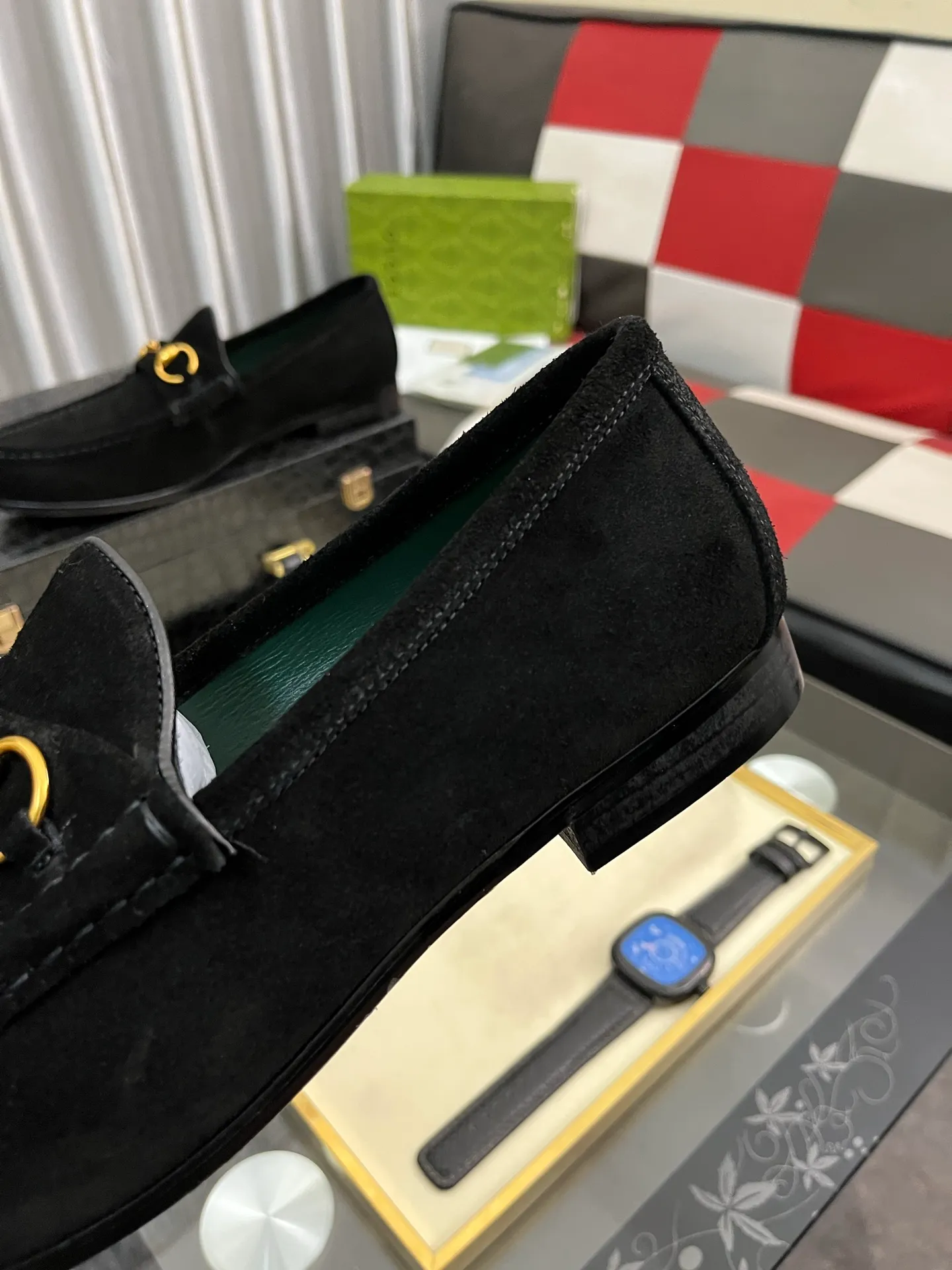 Men's Men's Shoes 💰540⌚️⌚️【GUCCI】The most popular classic Gucci leather shoes. Synchronized with the official website, the upper is made of Italian first-layer cowhide ➕cowhide lining, with unique brand and unique craftsmanship. Highlighting the hot style of the new year. Stop hesitating, stop wandering, get it now. Digital: 38--444️⃣colors available